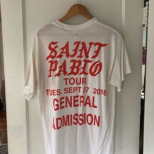 Kanye West Saint Pablo Tour Tee Shirt